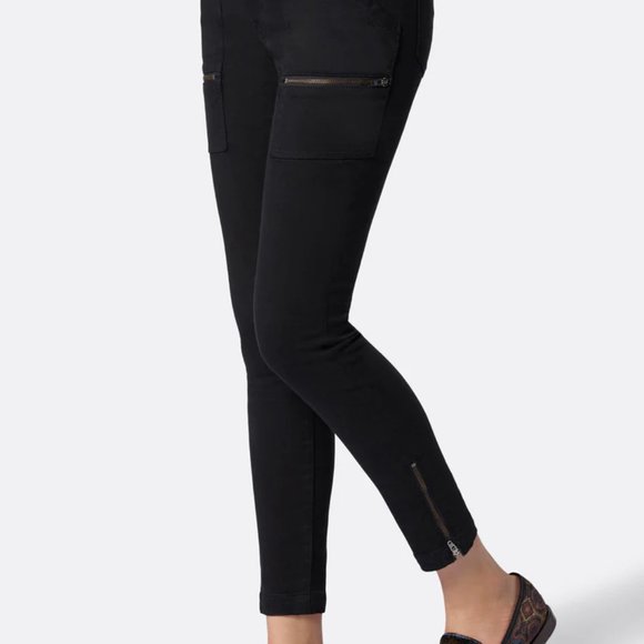 NWT - OVER 85% OFF JOIE HIGH RISE PARK SKINNY JEANS BLACK CAVIAR - Picture 2 of 6